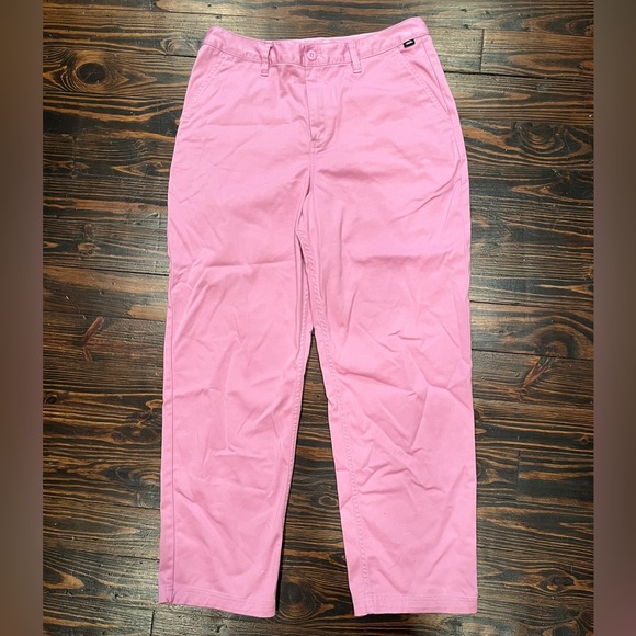 Vans Pink Wide Leg Pants - Picture 2 of 5